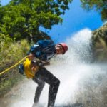 Rappel Down a Waterfall (Canyoning)